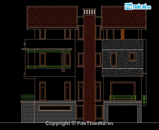 Bản vẽ,Bản vẽ autocad,biệt thự đẹp,biệt thự đẹp 2,Bản vẽ full